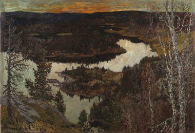 Autumn, Nordingrå by Helmer Osslund